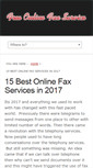 Mobile Screenshot of freeonlinefaxservice.org